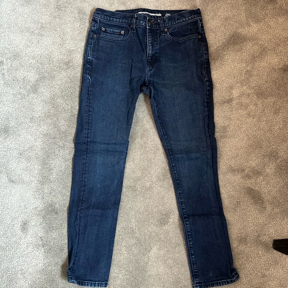 Amazon Essentials Skinny Fit Stretch Dark Wash Jeans